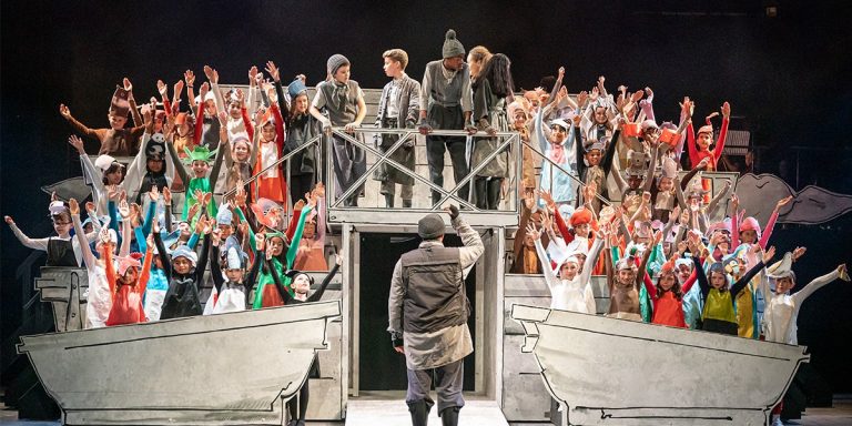 The Children’s Ensemble for their performance in Theatre Royal Stratford East and ENO’s Noye’s Fludde