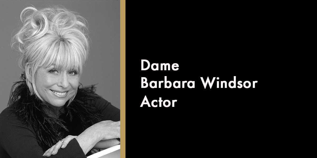 Dame Barbara Windsor - Actor