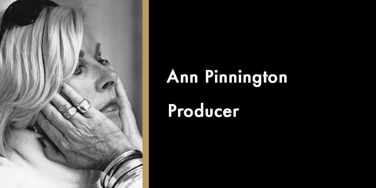 Ann Pinnington, Producer