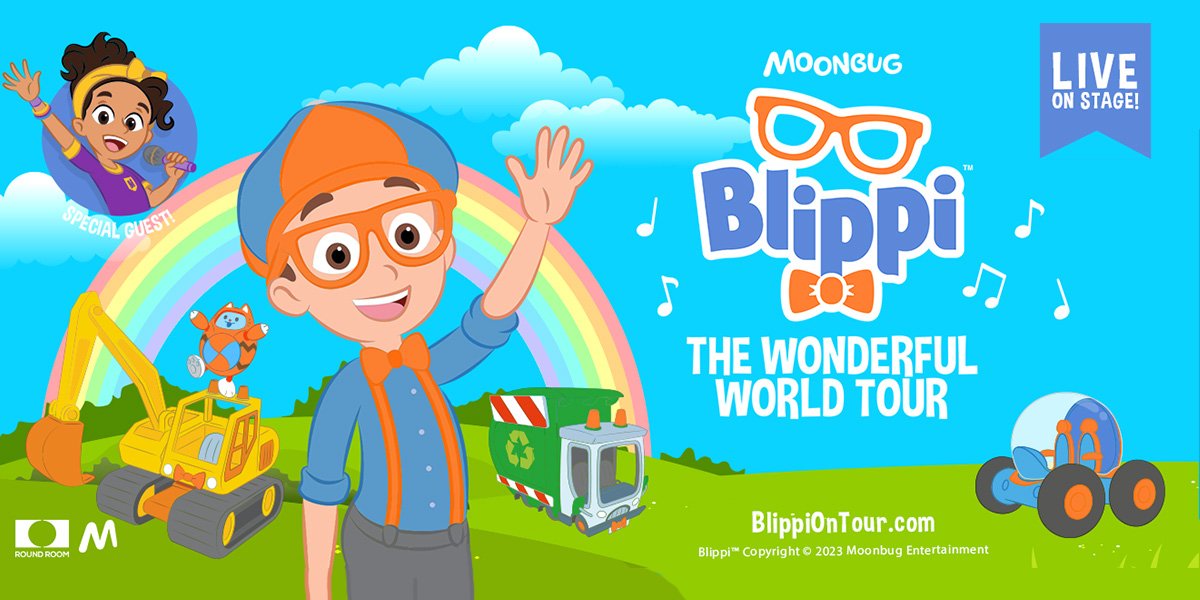 Blippi heads on The Wonderful World Tour in 2023!