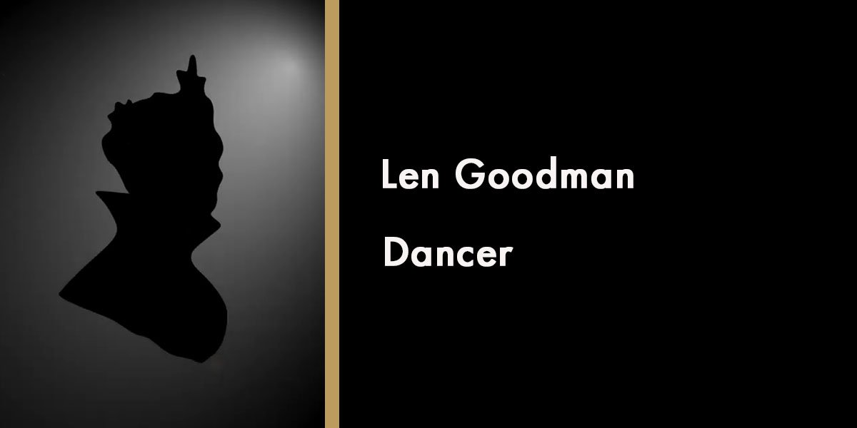 Len Goodman. Dancer