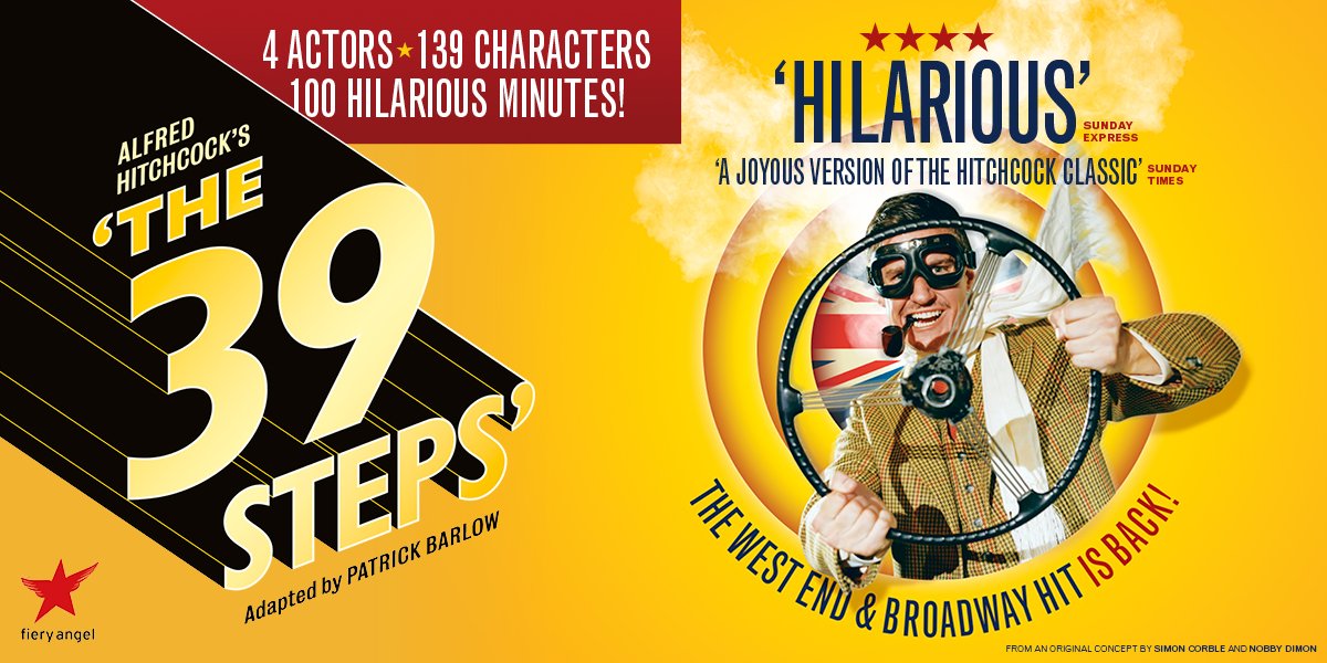 Spiffing news! The 39 Steps is back and on tour