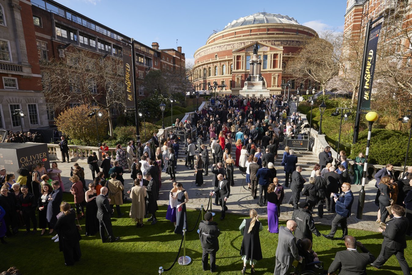 Olivier Awards Green Carpet Viewing Area