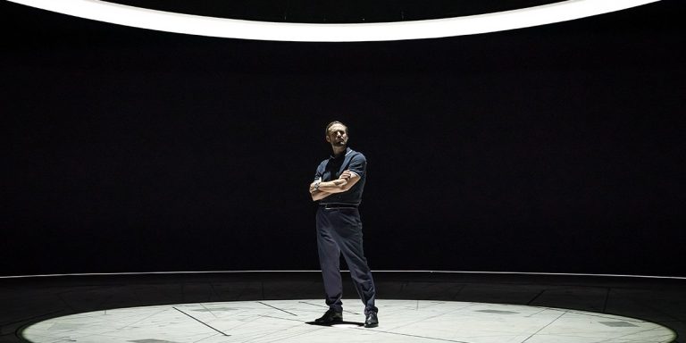 Es Devlin for Set Design & Ash J Woodward for Video Design Dear England