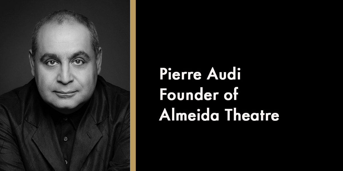 A memorial tribute for Pierre, featuring an Audi logo and floral arrangements in a solemn setting.