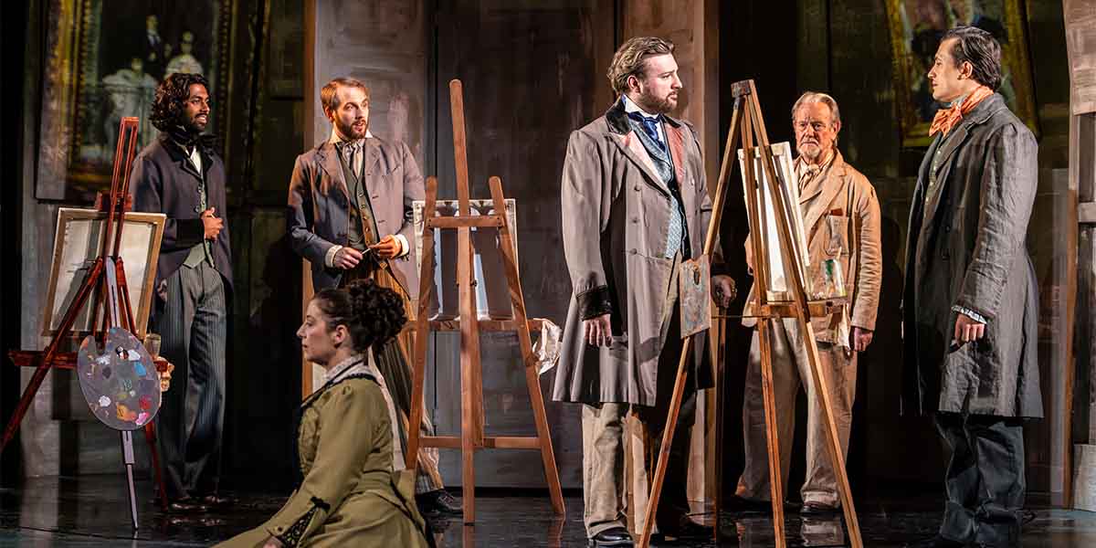 Ritesh Manugula, Sam Peggs, Natalie Day, Aaron Pryce-Lewis, Jeff Shankley, and Dean John-Wilson on stage.