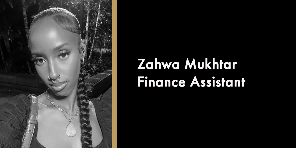 Zahwa Mukhtar - Finance Assistant