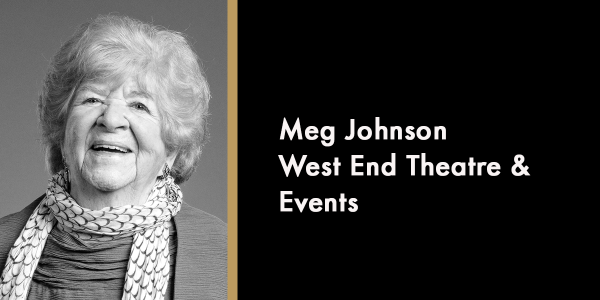 A portrait of Meg Johnson, smiling, with a soft background, commemorating her life in 2026.
