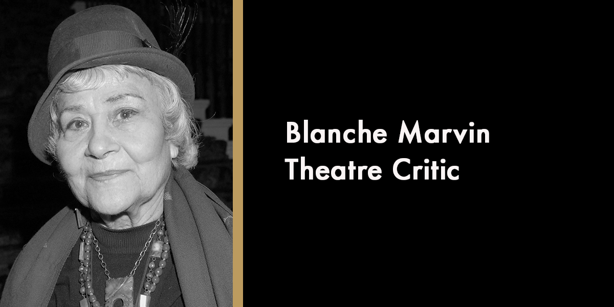 Marvin and Blanche are commemorated together in a memorial graphic featuring their names and dates.