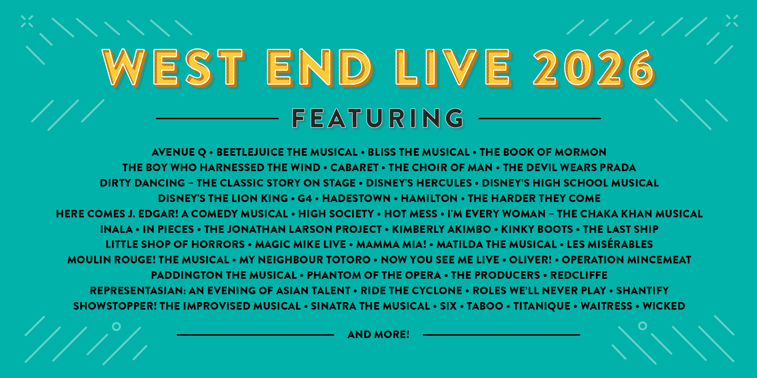 West End LIVE 2026 line-up announced!